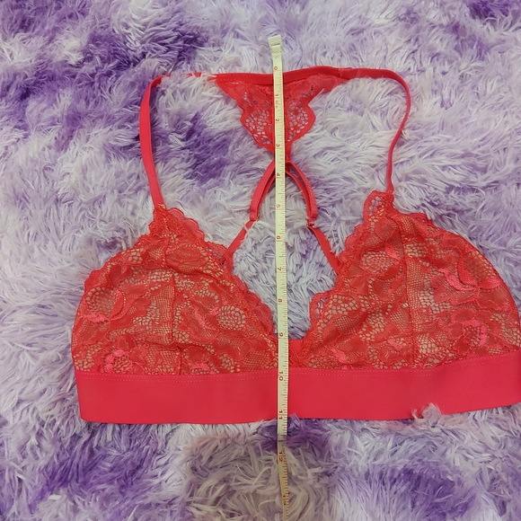 NWOT Rose + Vine Coral Lace Bralette - Picture 5 of 6